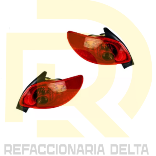 par de calaveras peugeot 206