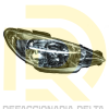 Faro derecho peugeot 206 una parabola